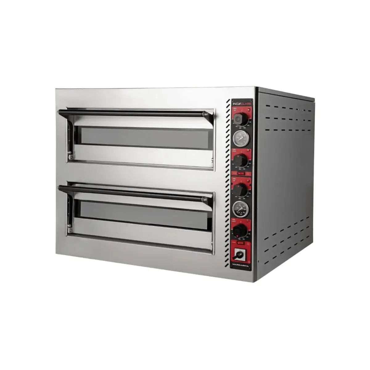 Elektro Pizzaofen Analog - 4 + 4 x 33 cm - Gastro-Bedarf24 GmbH