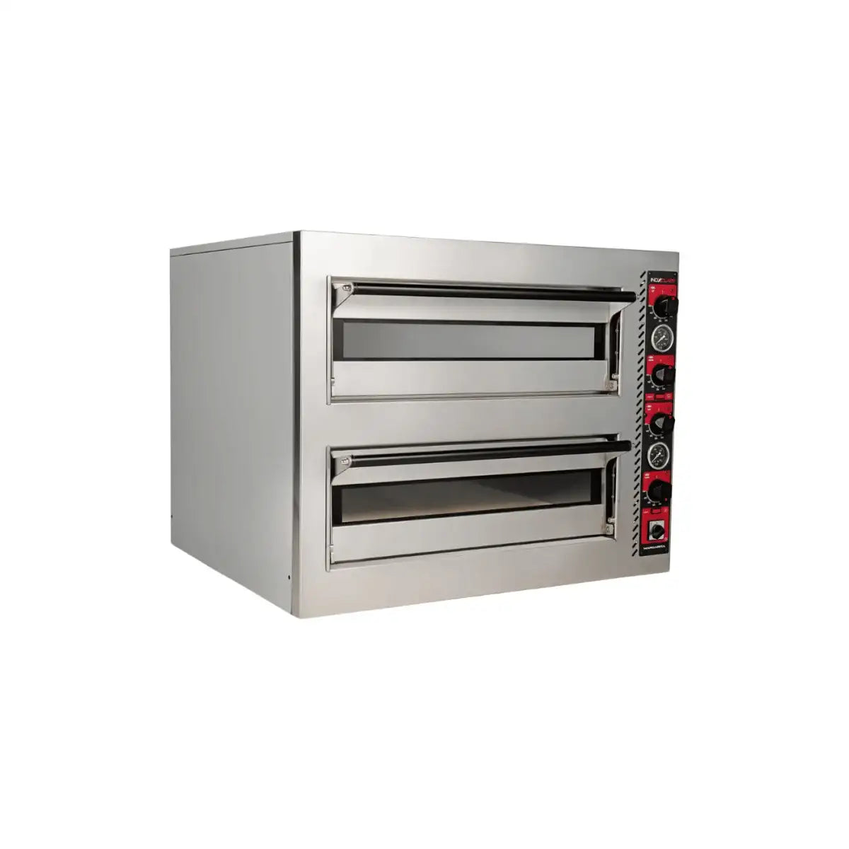 Elektro Pizzaofen Analog - 4 + 4 x 33 cm - Gastro-Bedarf24 GmbH