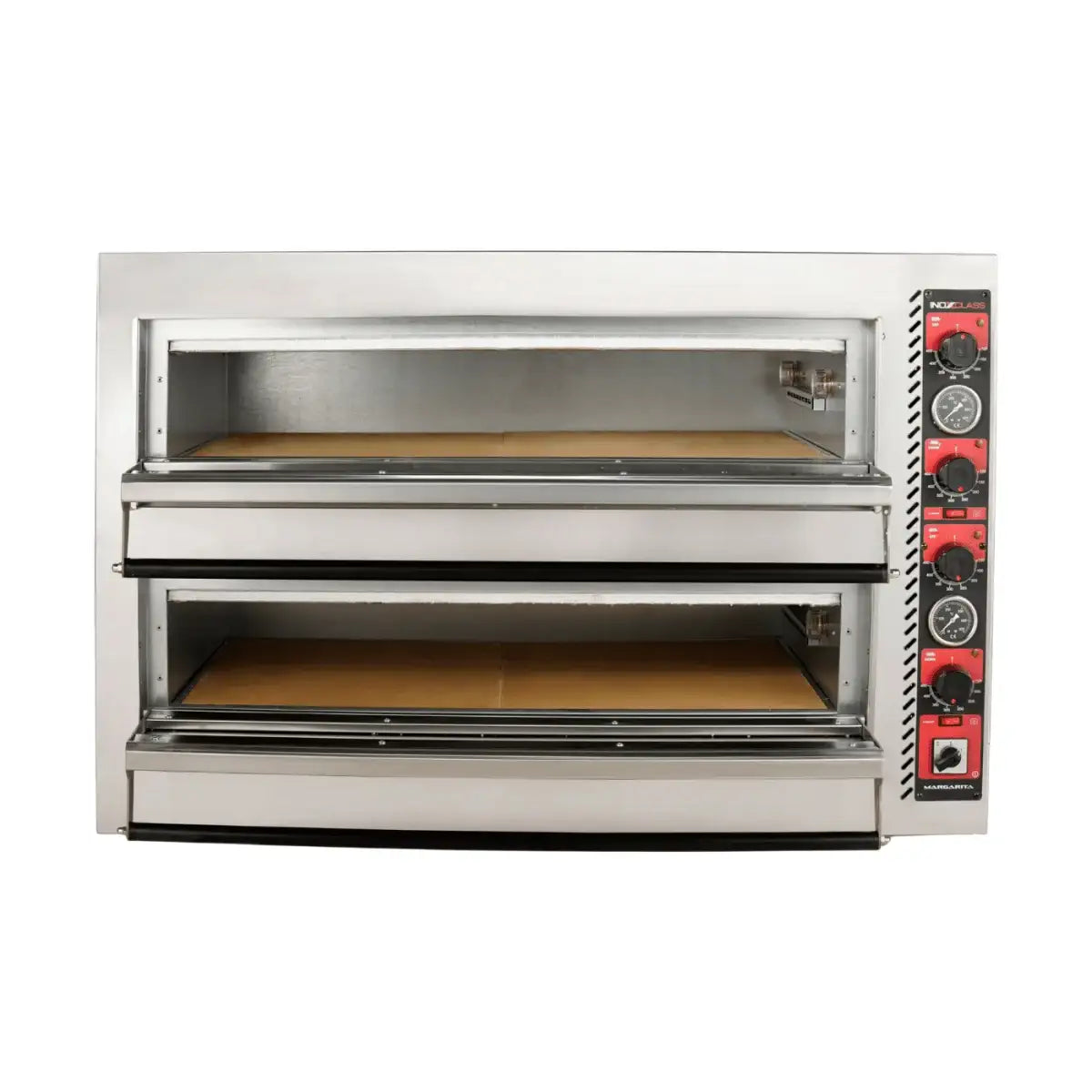 Elektro Pizzaofen Analog - 6 + 6 x 30 cm - Gastro-Bedarf24 GmbH