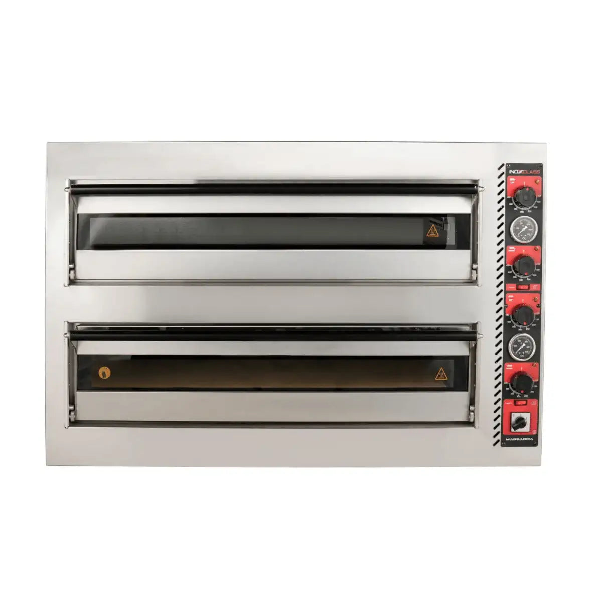 Elektro Pizzaofen Analog - 6 + 6 x 30 cm - Gastro-Bedarf24 GmbH