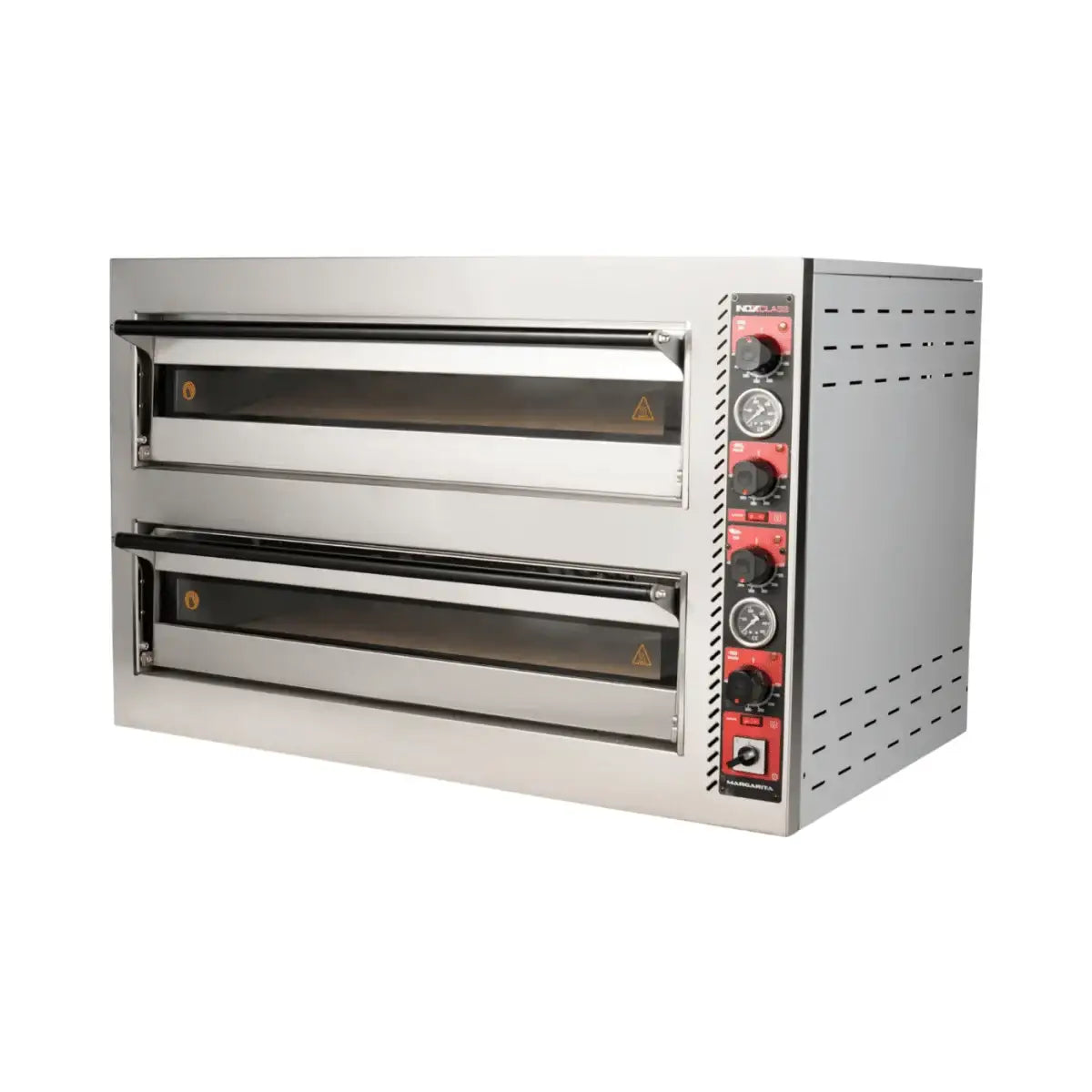 Elektro Pizzaofen Analog - 6 + 6 x 30 cm - Gastro-Bedarf24 GmbH