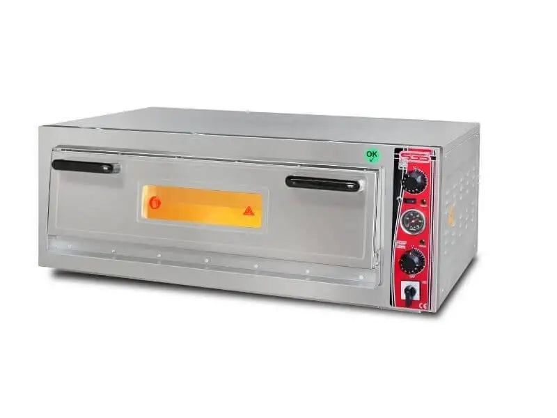 Elektro Pizzaofen Classic / 9x30 cm mit Thermometer / Breit / PO/9292 E/T