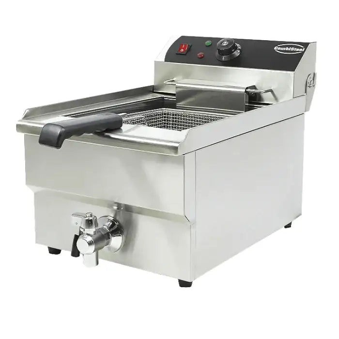 Elektro Tischfritteuse - 10 Liter - 340x560x380 mm - 5 kW - Gastro-Bedarf24 GmbH