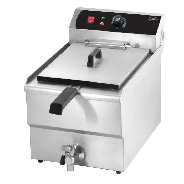 Elektro Tischfritteuse - 10 Liter - 340x560x380 mm - 5 kW - Gastro-Bedarf24 GmbH