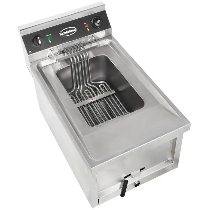 Elektro Tischfritteuse - 12 Liter - 400x700x328 mm - 6 kW - Gastro-Bedarf24 GmbH