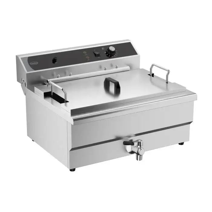 Elektro Tischfritteuse - 25 Liter - 590x570x370 mm - 6 kW - Gastro-Bedarf24 GmbH