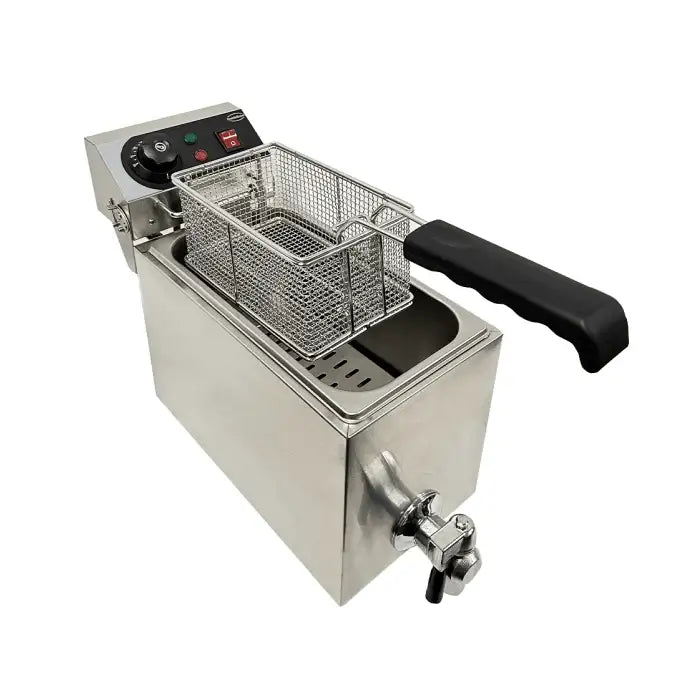 Elektro Tischfritteuse - 4 Liter - 190x540x330 mm - 2 kW - Gastro-Bedarf24 GmbH