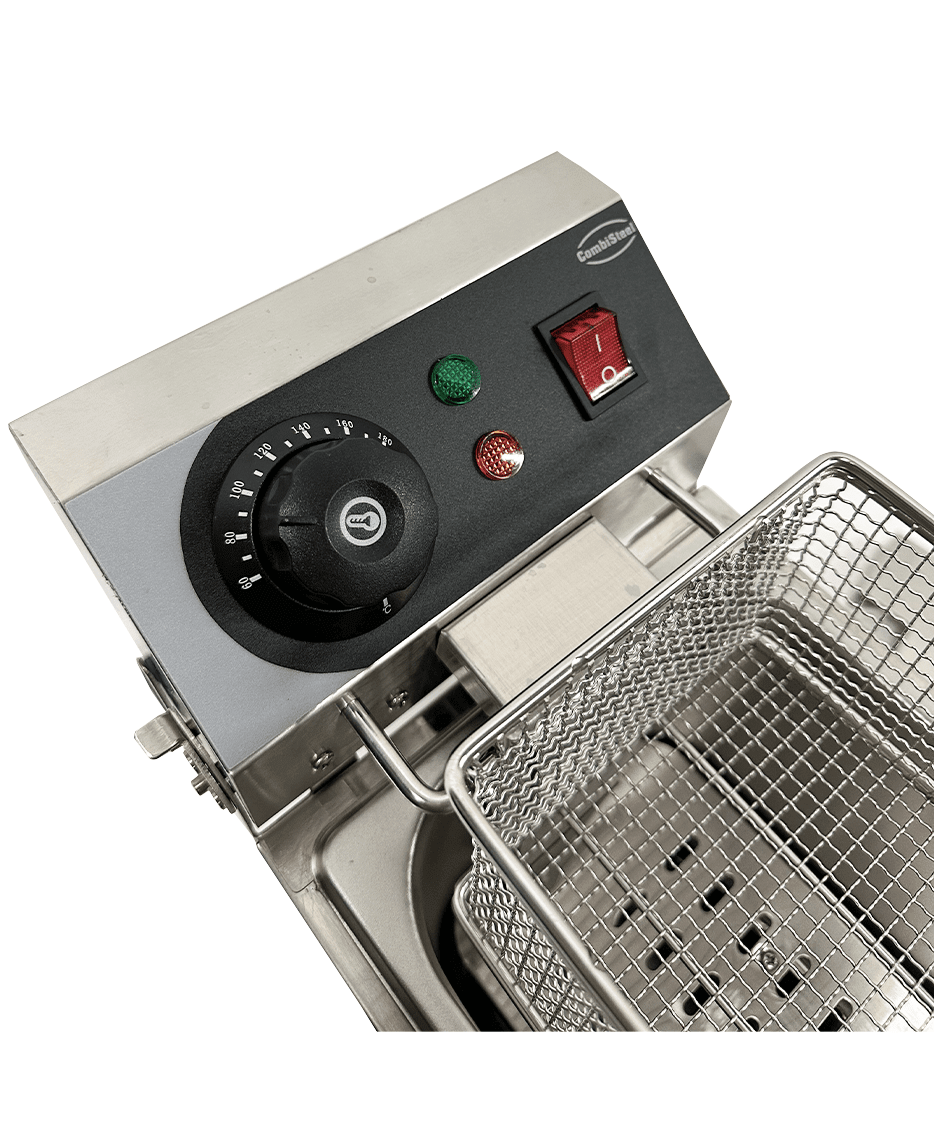 Elektro Tischfritteuse - 4 Liter - 190x540x330 mm - 2 kW - Gastro-Bedarf24 GmbH