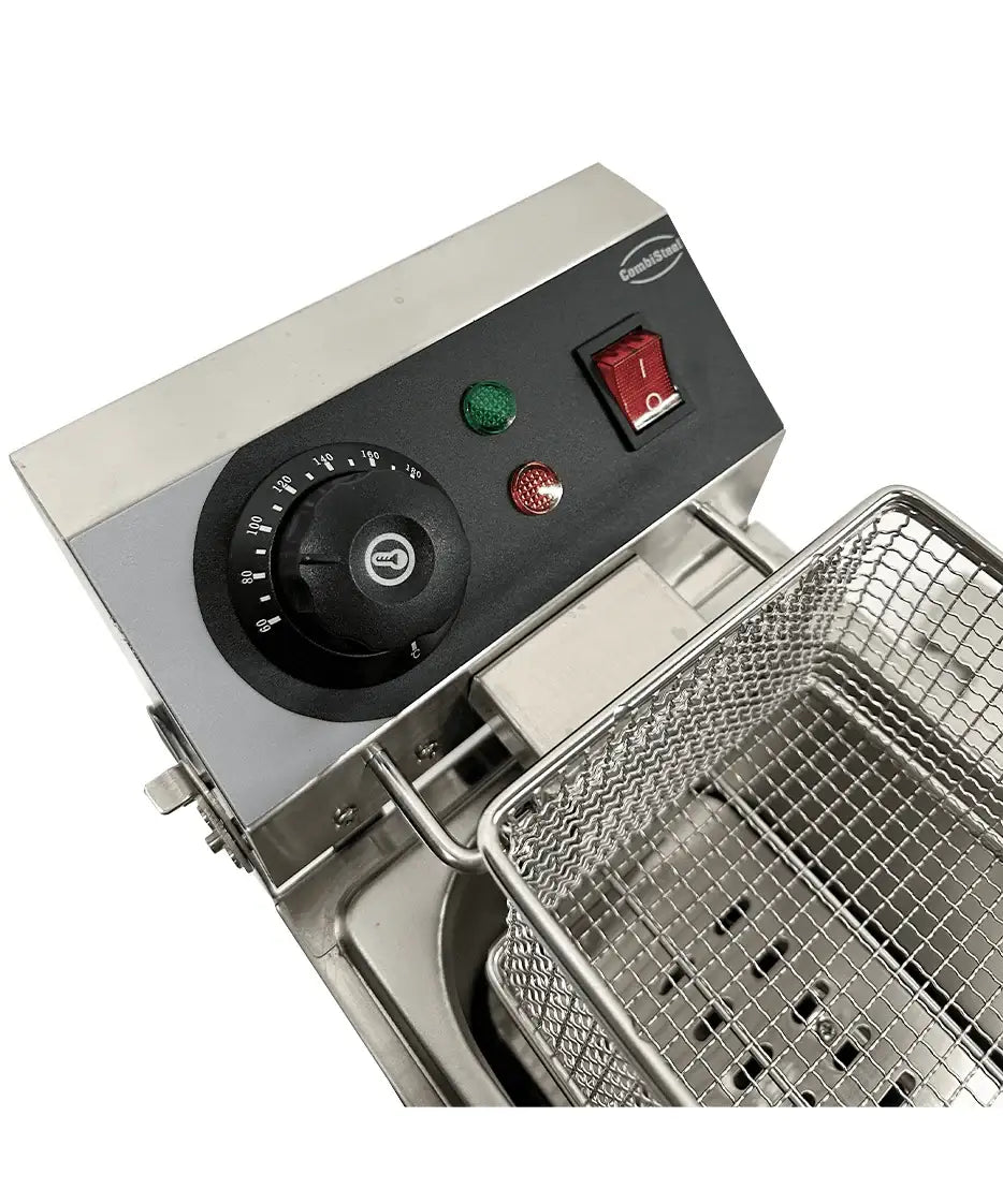 Elektro Tischfritteuse - 4 Liter - 190x540x330 mm - 2 kW - Gastro-Bedarf24 GmbH
