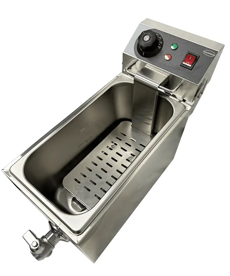 Elektro Tischfritteuse - 4 Liter - 190x540x330 mm - 2 kW - Gastro-Bedarf24 GmbH