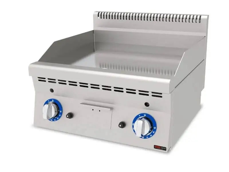 Gas Bratplatte Hardchrome / Glatt / 7.4 kW / Premium Serie 600