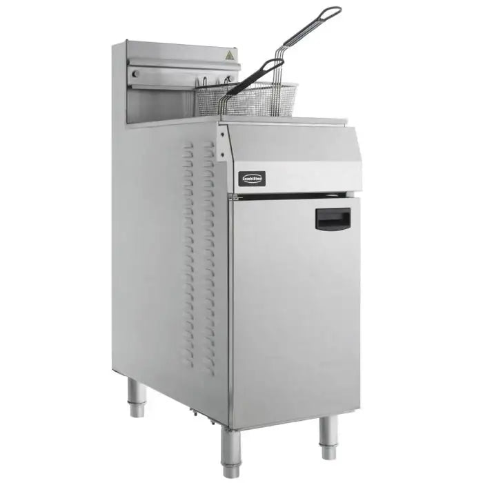 Gas-Fritteuse - 21 Liter - 400x800x1180 mm - 24 kW - Erdgas - Gastro-Bedarf24 GmbH
