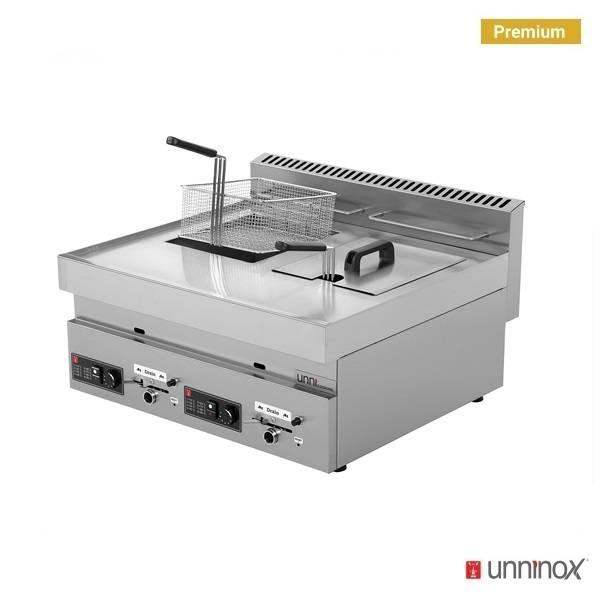 Gas-Fritteuse - 2x8 Liter - Gastro-Bedarf24 GmbH