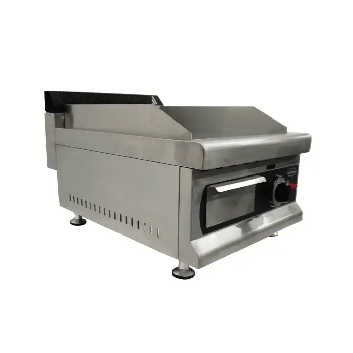 Gas-Grillplatte - Chrom - 400x575x365 mm - 3 kW - Gastro-Bedarf24 GmbH