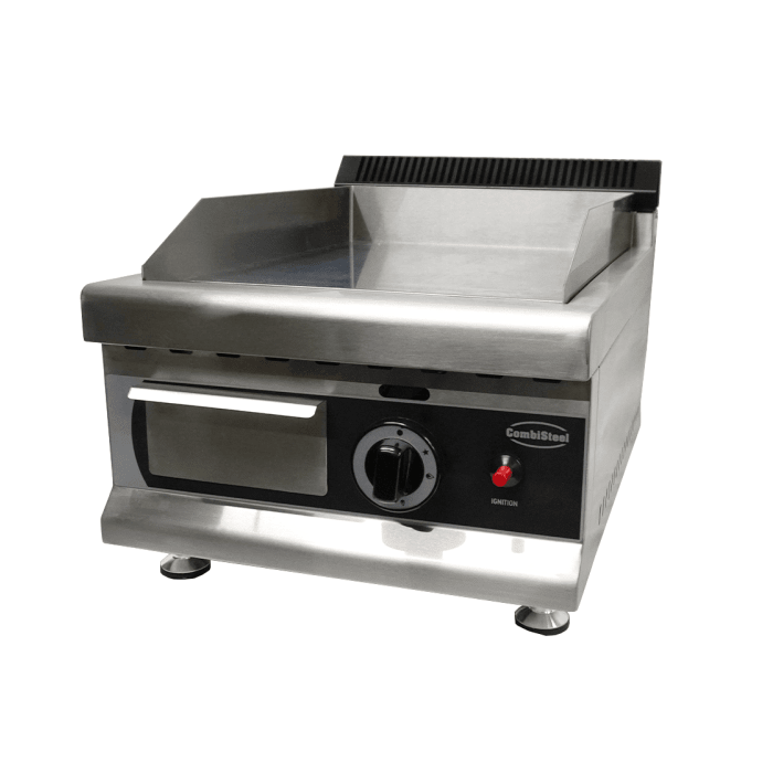 Gas-Grillplatte - Chrom - 400x575x365 mm - 3 kW - Gastro-Bedarf24 GmbH