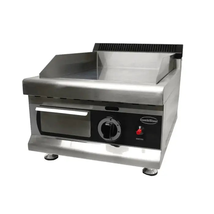 Gas-Grillplatte - Chrom - 400x575x365 mm - 3 kW - Gastro-Bedarf24 GmbH