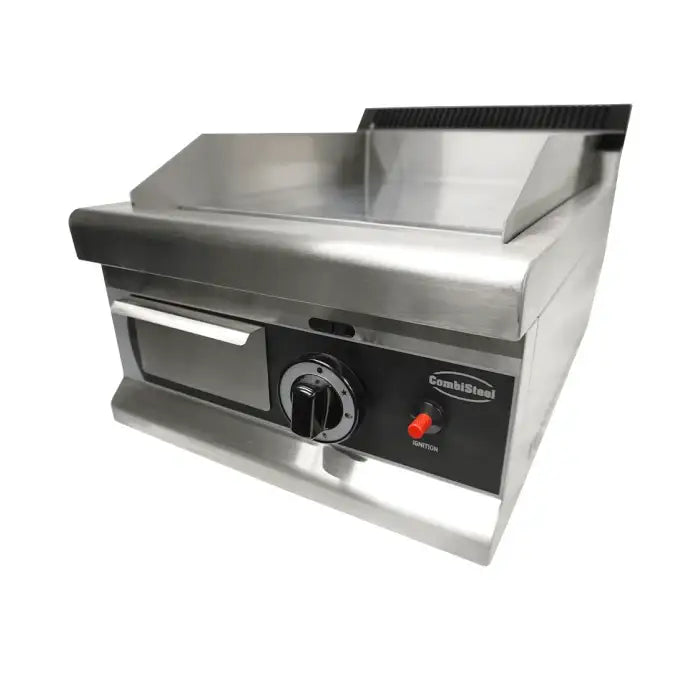 Gas-Grillplatte - Chrom - 400x575x365 mm - 3 kW - Gastro-Bedarf24 GmbH