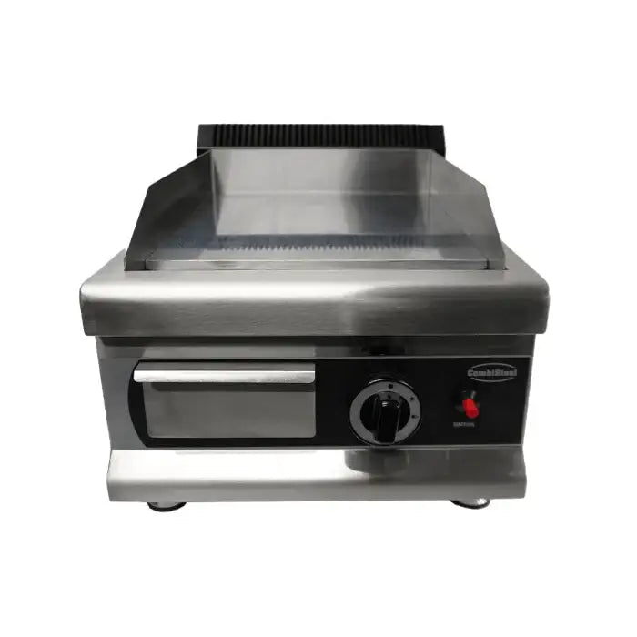 Gas-Grillplatte - Chrom - 400x575x365 mm - 3 kW - Gastro-Bedarf24 GmbH