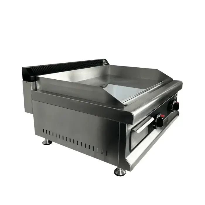 Gas-Grillplatte - Chrom - 800x575x365 mm - 6 kW - Gastro-Bedarf24 GmbH