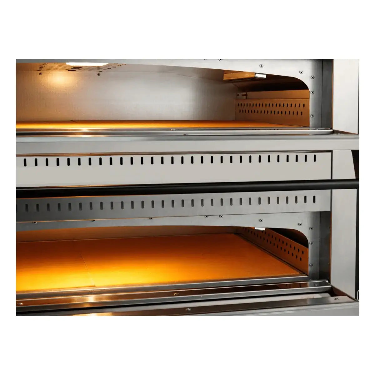 Gas Pizzaofen Analog - 4 + 4 x 30 cm - Gastro-Bedarf24 GmbH