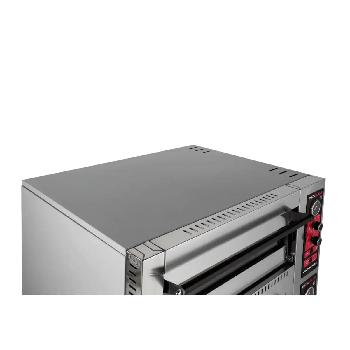 Gas Pizzaofen Analog - 4 + 4 x 30 cm - Gastro-Bedarf24 GmbH