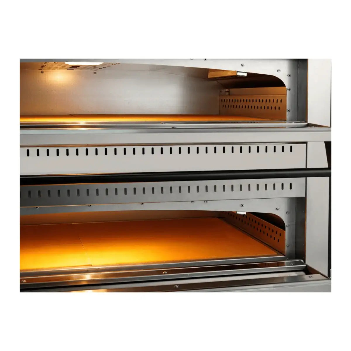 Gas Pizzaofen Analog - 6 + 6 x 30 cm - Gastro-Bedarf24 GmbH