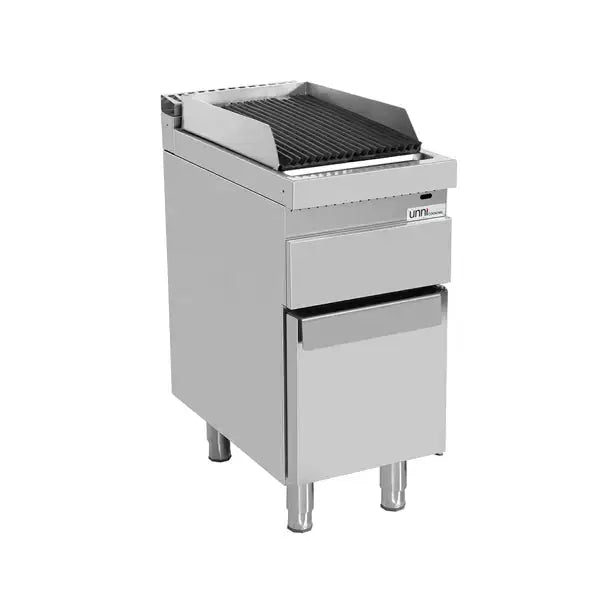 Gas Vapor Grill - 400x700x850/900 mm - 7,5 kW - Gastro-Bedarf24 GmbH