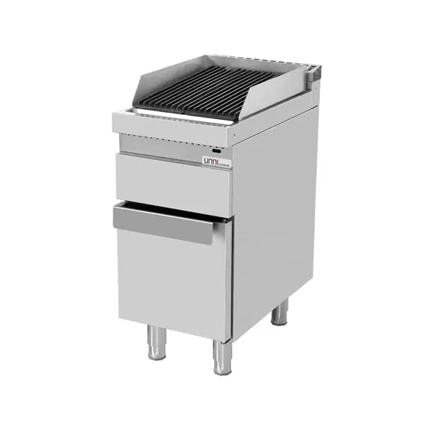 Gas Vapor Grill - 400x700x850/900 mm - 7,5 kW - Gastro-Bedarf24 GmbH