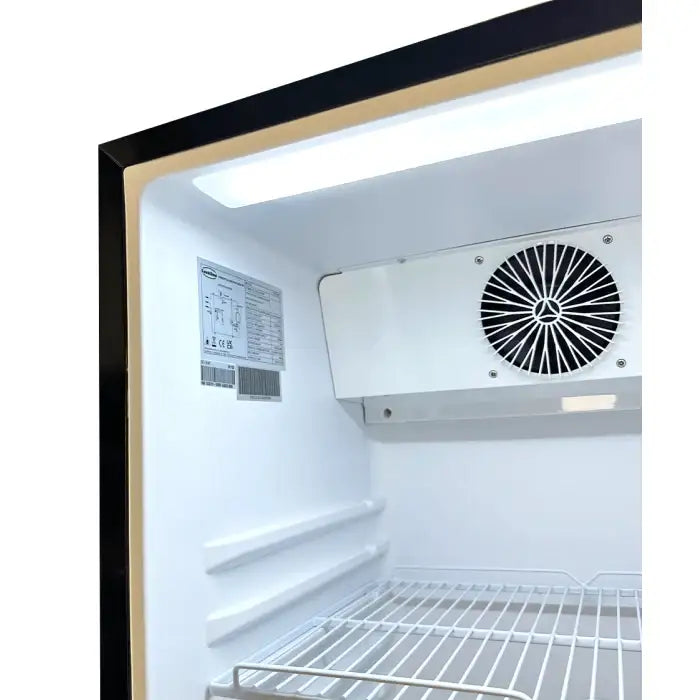 Getränkekühlschrank 1 Tür - 240 Liter - Schwarz - 540x560x1525 mm - Gastro-Bedarf24 GmbH