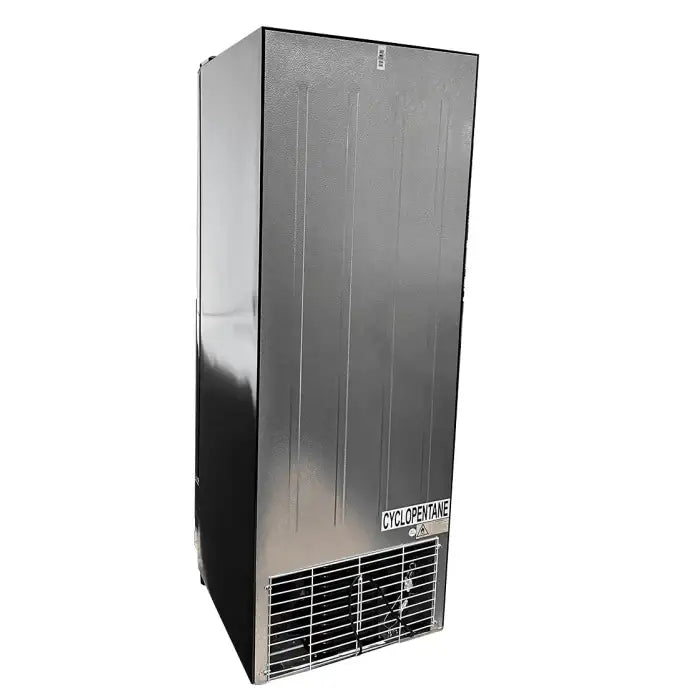 Getränkekühlschrank 1 Tür - 240 Liter - Schwarz - 540x560x1525 mm - Gastro-Bedarf24 GmbH
