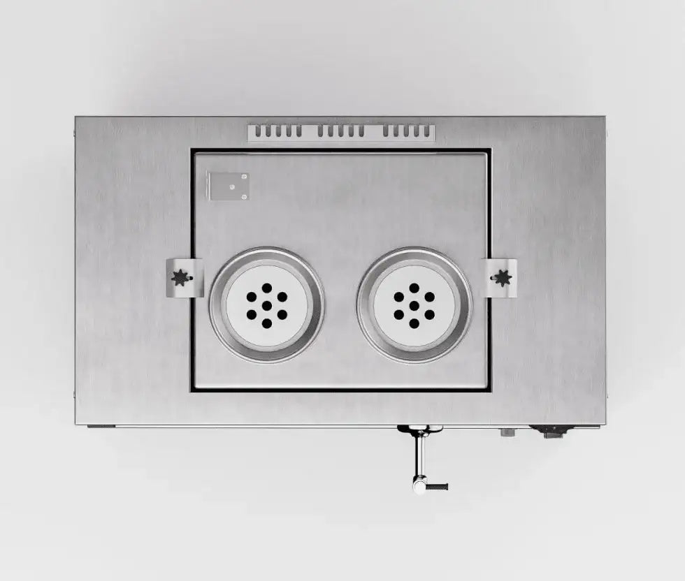 Hybrid Kupfer Teekocher - 20 Liter - 2,5 kW - inkl. 2 Kupfer-Teekannen - 570x380x600 mm - Gastro-Bedarf24 GmbH