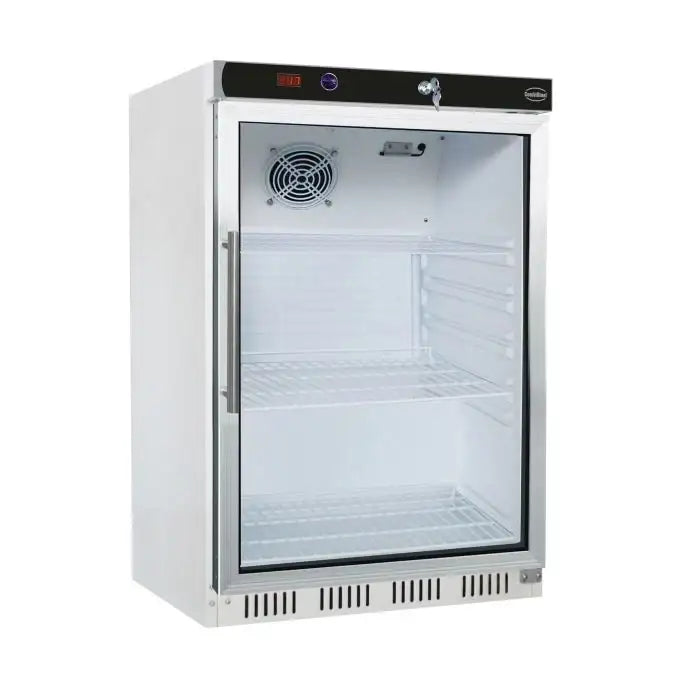 Kühlschrank - 1 Glastür - 130 Liter - 600x585x855 mm - Gastro-Bedarf24 GmbH