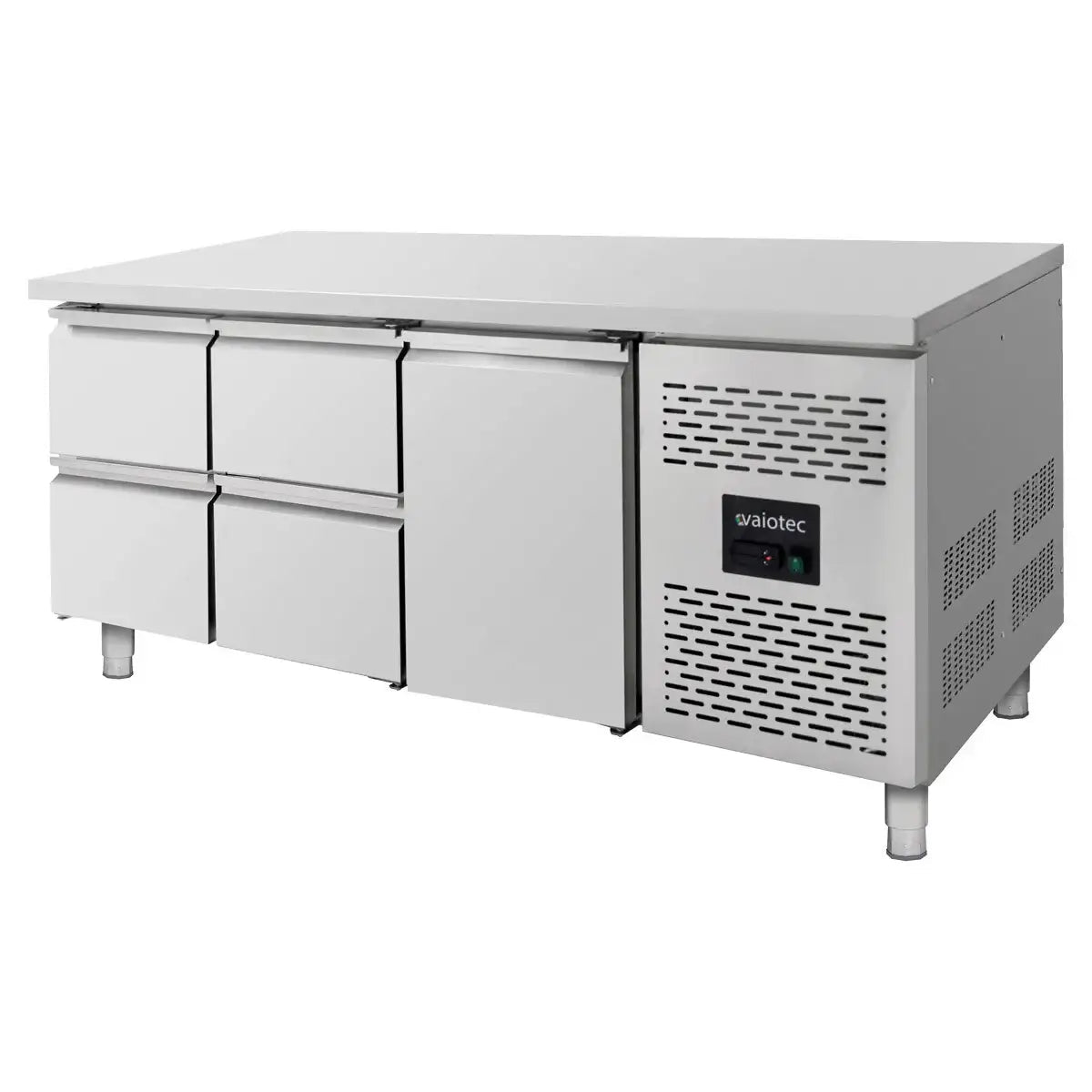 Kühltisch / 1 Tür & 4 Schubladen - Monoblock, 1795 x 700 mm - Gastro-Bedarf24 GmbH