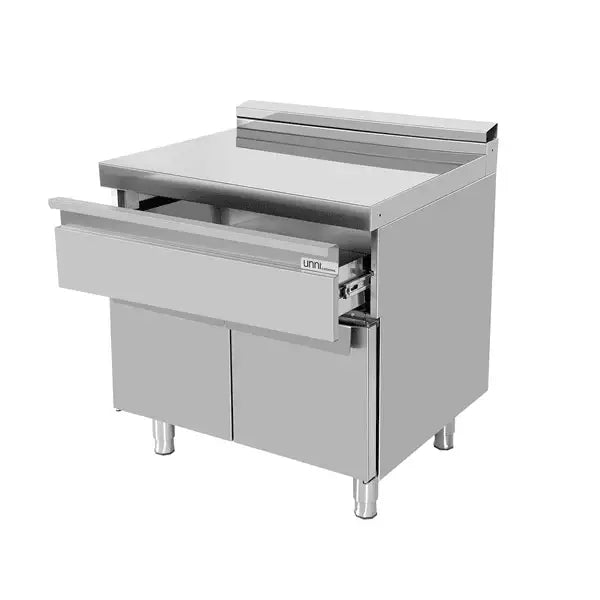 Neutralelement - 800x700x805/900 mm - mit Schublade und Türen - Gastro-Bedarf24 GmbH