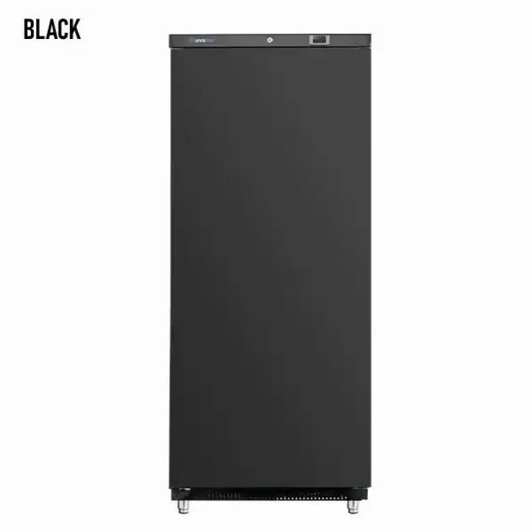 Schwarzer Kühlschrank – 600 l – +2 °C bis +10 °C - Gastro-Bedarf24 GmbH