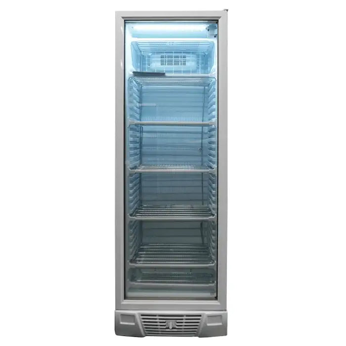 Tiefkühlschrank 1 Glastür - 382 Liter - 640x670x1875 mm - Gastro-Bedarf24 GmbH