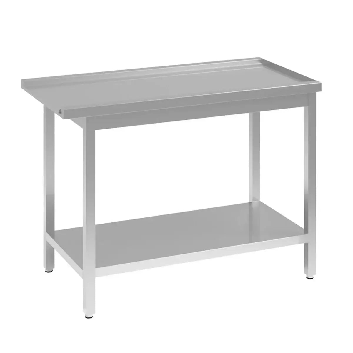 TOPLINE Ablauftisch 600, Anbauseite links oder rechts B:1200 - Gastro-Bedarf24 GmbH