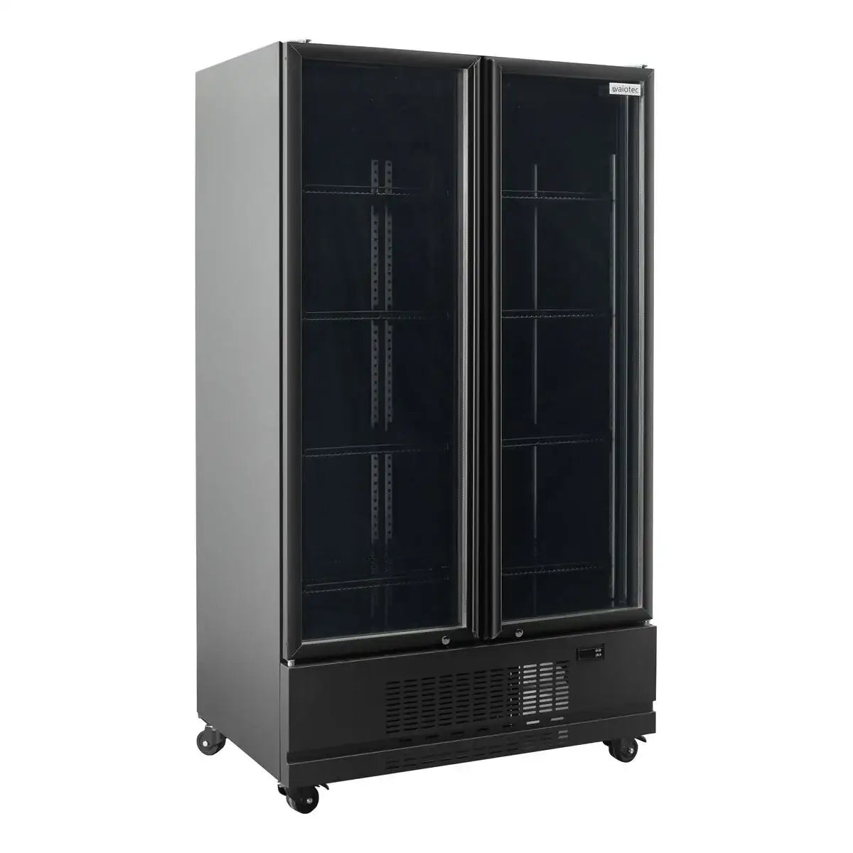 TOPLINE Getränkekühlschrank 2 Türen / 1150 Liter "schwarz", 1280 x 742 mm