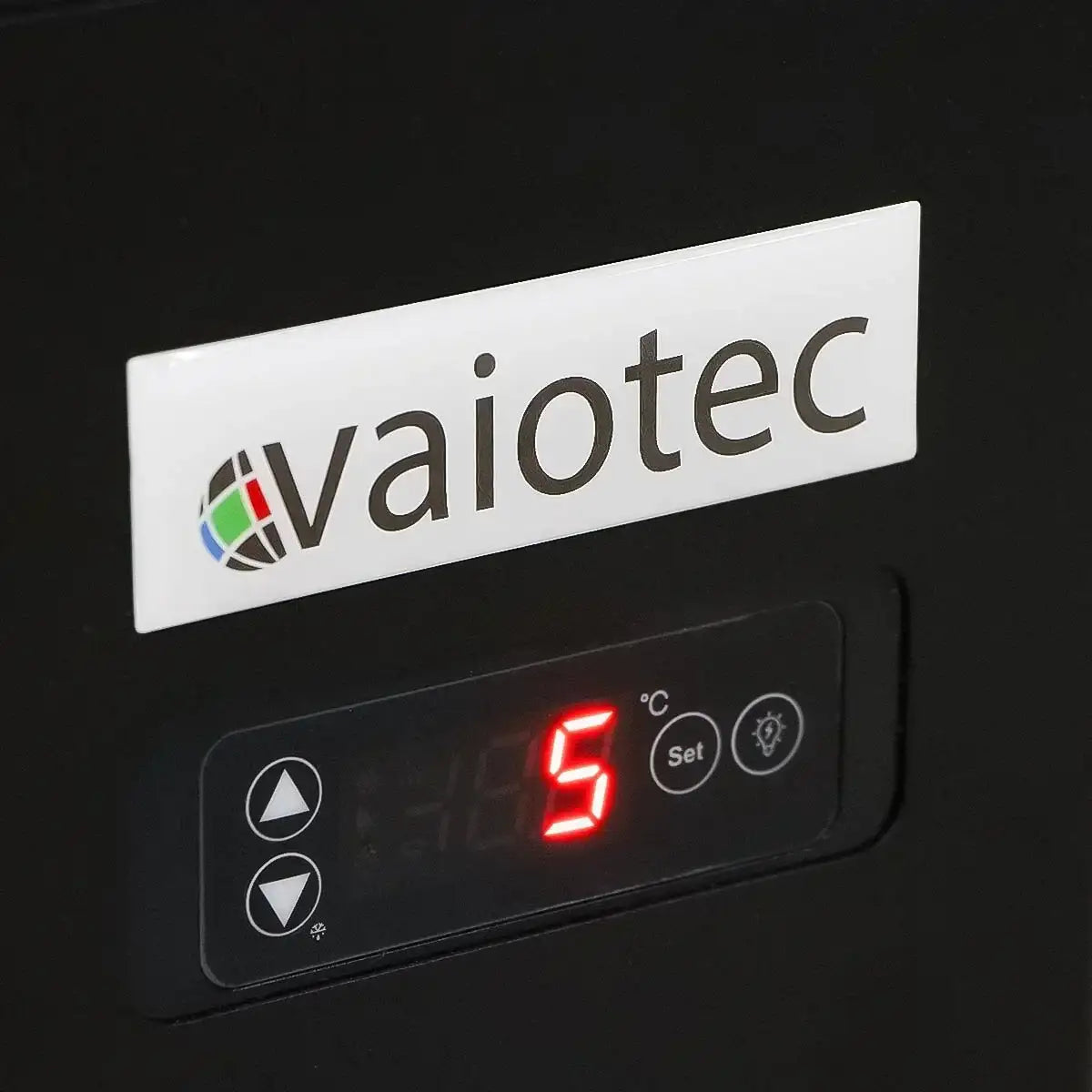 Vaiotec Kühlgerät mit digitalem Display und Temperaturregler für Gastronomie