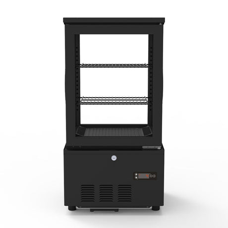 TOPLINE Kühlvitrine 2 - fach / 56 Liter "schwarz" - Gastro - Bedarf24 GmbH