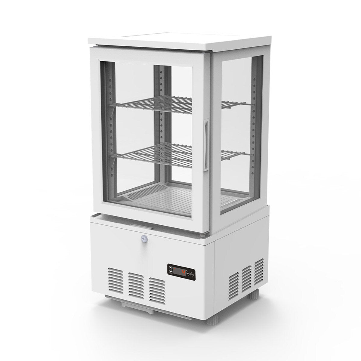 TOPLINE Kühlvitrine 2 - fach / 56 Liter "weiß" - Gastro - Bedarf24 GmbH