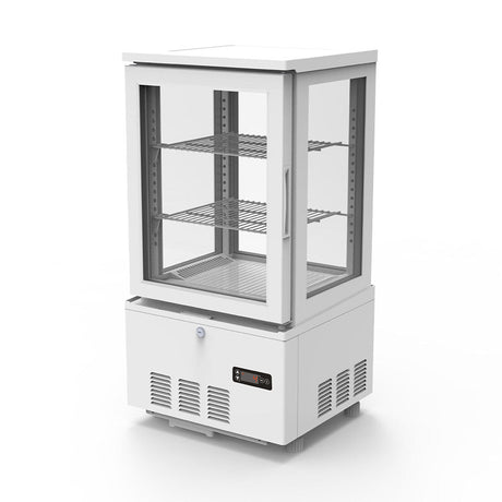 TOPLINE Kühlvitrine 2 - fach / 56 Liter "weiß" - Gastro - Bedarf24 GmbH