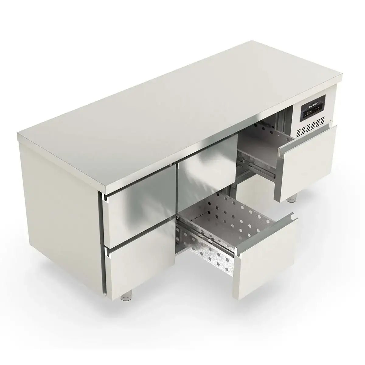 TOPLINE Tiefkühltisch / 3-fach GN1/1 mit 6 Schubladen, 1795 x 700 mm - Gastro-Bedarf24 GmbH