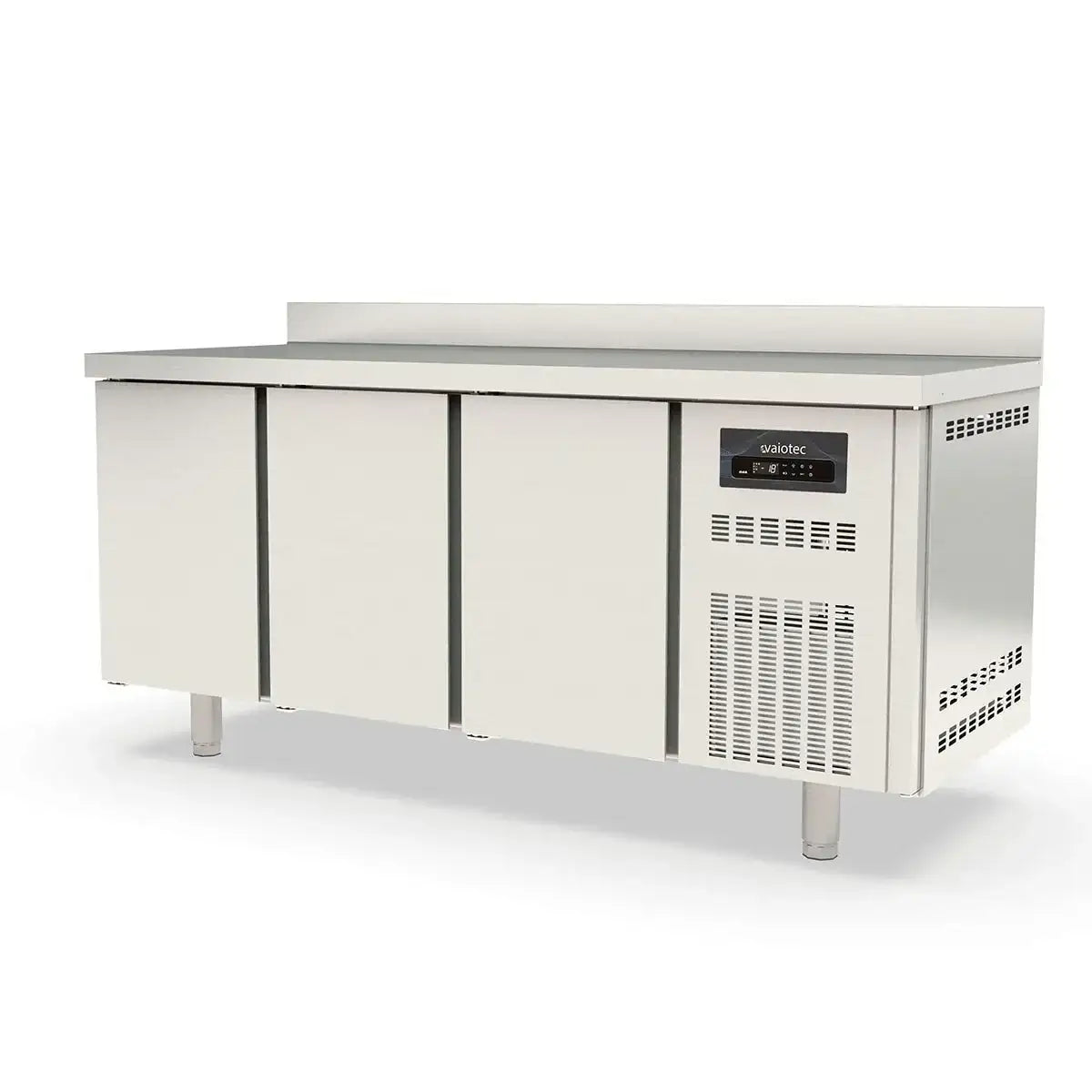 TOPLINE derin donduruculu tezgâh / 3x GN1/1, 3 kapılı & arka sıçrama kenarlı, 1795 x 700 mm