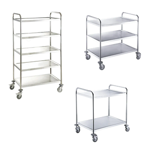 Servierwagen Edelstahl