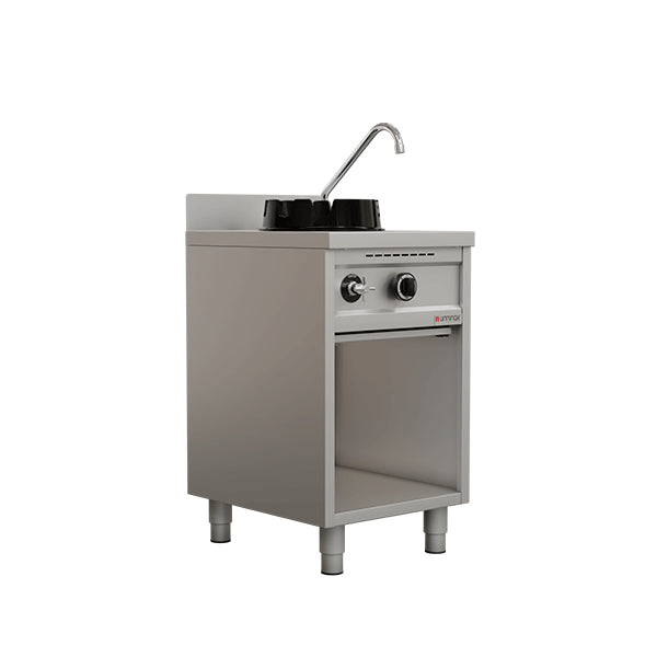 Gas-Wokherd – 500x600x850/900 mm - 15 kW – 1 Kochzone