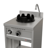 Gas-Wokherd – 500x600x850/900 mm - 15 kW – 1 Kochzone