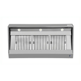 Wandhaube - B2400xT950xH520 - mit Motor, Regler, Filter & Lampe