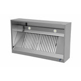 Kastenhaube - B1500xT1100xH400 - mit Filter & Lampe