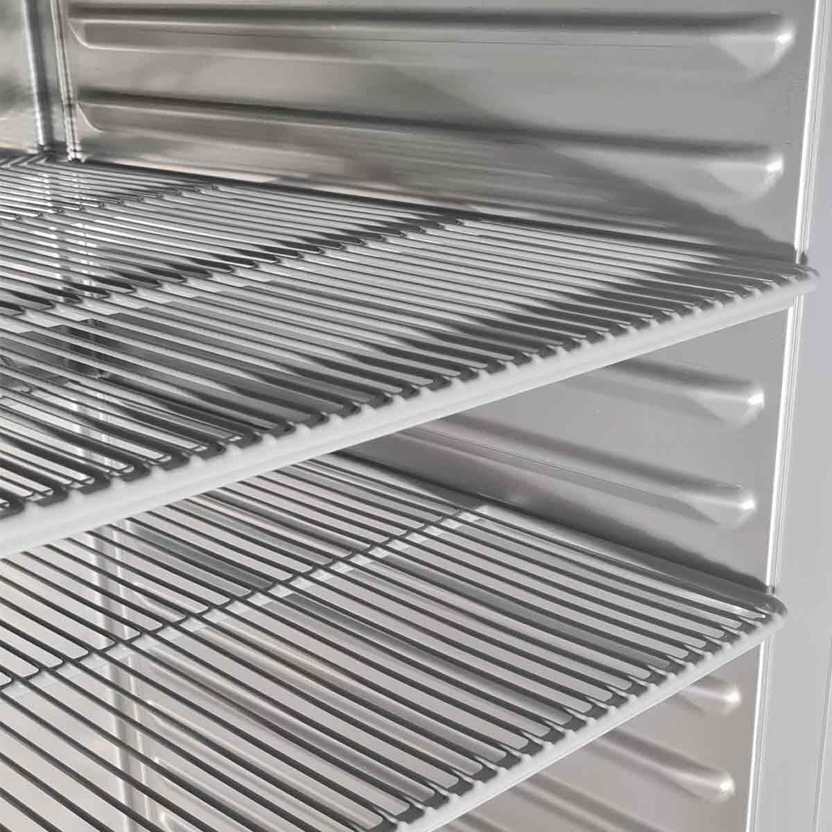 TOPLINE Kühlschrank / 2-türig GN 2/1 - Glas, 1350 x 850 mm